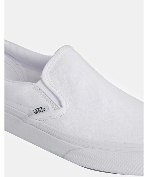 VANS（バンズ）の「Vans True White Classic Slip On Sneakers（スニーカー・レディース・White・US 9）」の4枚目の写真