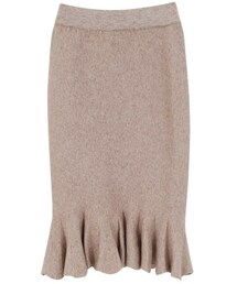 Dailyabout | シンプルウエストゴムマーメードフリルニットスカート(P0000WNE)(スカート)