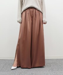 HELIOPOLE | ＨＥＬＩＯＰＯＬＥ　◆２０１７ＳＳ新作◆裾スリットドロストワイドパンツ　(その他パンツ)