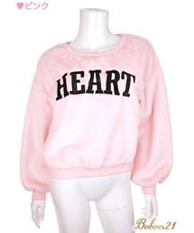 Bobon21 | HBフリーススウェットトップス(スウェット)