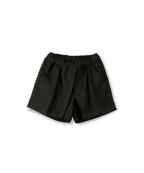 BRANSHES（ブランシェス）の「ツイルデザインショートパンツ（その他パンツ・キッズ・カーキグリーン/ブラック・80～150）」の2枚目の写真