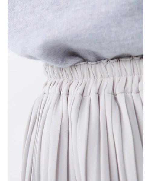 w closet（ダブルクローゼット）の「プリーツパンツ（パンツ・レディース・Lグレー/Sピンク/Dサックス/ブラック・FREE）」の8枚目の写真