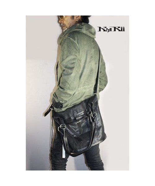 kmrii ケムリ　コート　ミリタリー　フード　ジャケット　ブラック KMRii・ケムリ 【正規取扱店】 オフサイド OFFSIDE