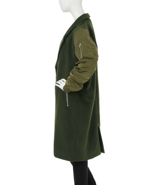 jouetie（ジュエティ）の「チェスターワン（ジャケット/アウター・レディース・ブラック/ネイビー/カーキ・M）」の11枚目の写真