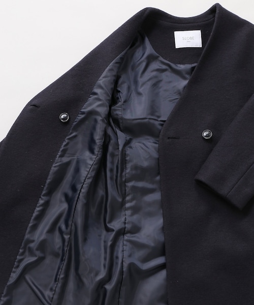 SLOBE IENA（スローブイエナ）の「ブークレーWノーカラーコート