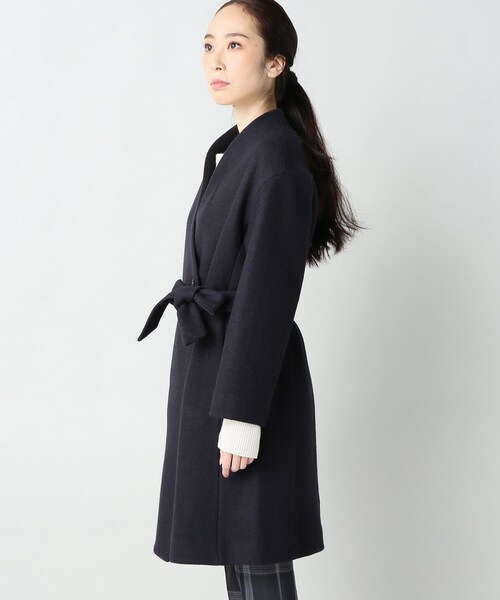 SLOBE IENA（スローブイエナ）の「ブークレーWノーカラーコート