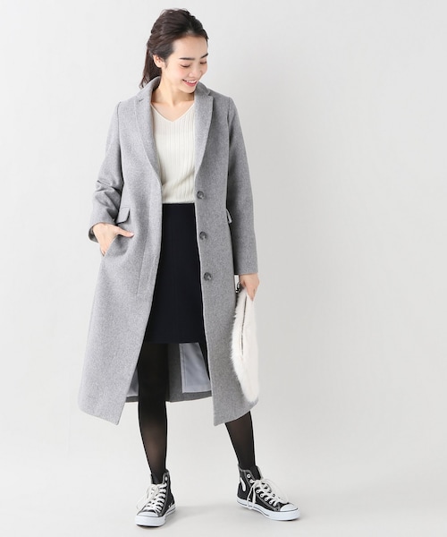 SLOBE IENA（スローブイエナ）の「ビーバーロング チェスターコート