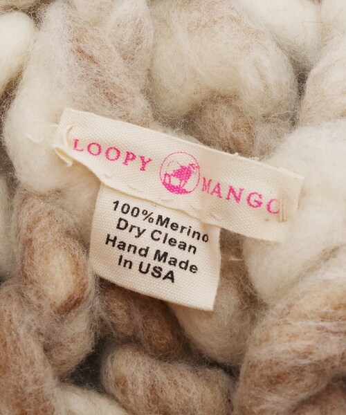LOOPY MANGO NEWYORK 手編みニットスヌード LOOPY MANGO NEWYORK 手編みニットスヌード LOOPY MANGO ALL YOU