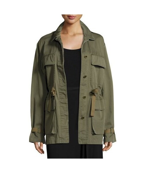 theory（セオリー）の「Theory Thornwood Washed Chino Coat, Green