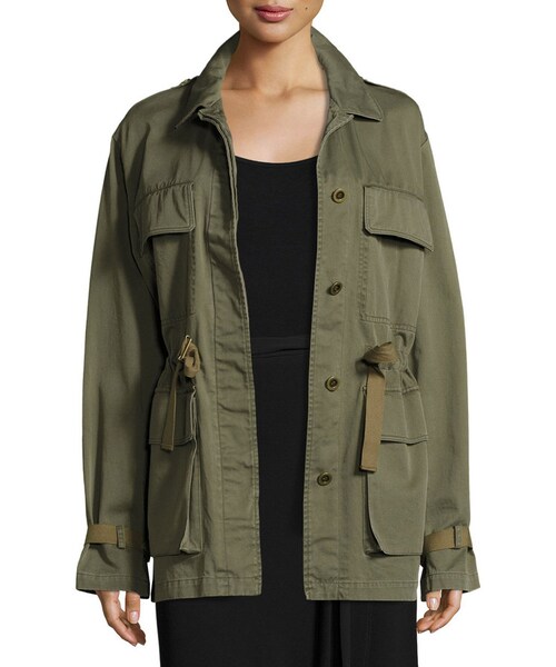 theory（セオリー）の「Theory Thornwood Washed Chino Coat, Green