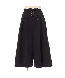 F i.n.t | フロントレースアップ起毛キュロット/F i.n.t(その他パンツ)