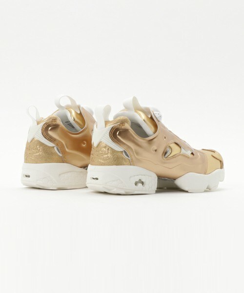 Reebok（リーボック）の「ウィメンズ リーボック インスタポンプ フューリー セレブレート "セント・パトリックス・デー Reebok INSTAPUMP FURY CELEBRATE V70094（スニーカー・レディース・ゴールド・23.5cm/24cm/24.5cm/25cm）」の4枚目の写真