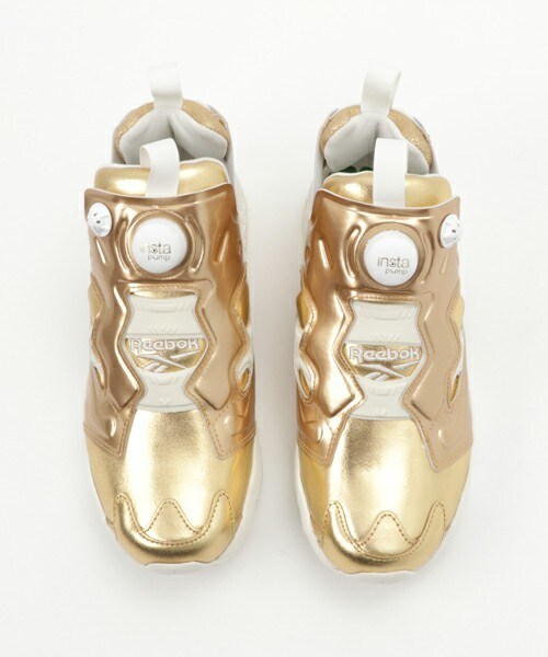 Reebok（リーボック）の「ウィメンズ リーボック インスタポンプ フューリー セレブレート "セント・パトリックス・デー Reebok INSTAPUMP FURY CELEBRATE V70094（スニーカー・レディース・ゴールド・23.5cm/24cm/24.5cm/25cm）」の5枚目の写真