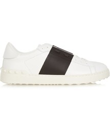 VALENTINO | VALENTINO Open bi-colour low-top leather trainers(スニーカー)