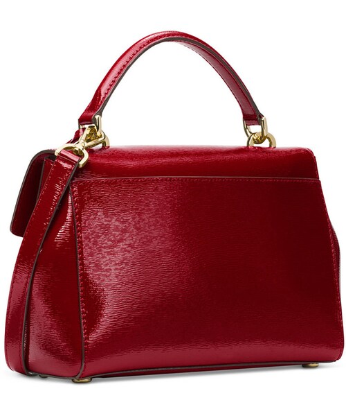 MICHAEL KORS(マイケルコース)の「MICHAEL Michael Kors Ava Small Top Handle Satchel in Bark Patent(ショルダーバッグ・レディース・Red・One Size)」の2枚目の写真