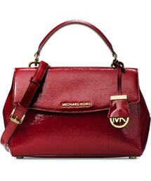 MICHAEL KORS | MICHAEL Michael Kors Ava Small Top Handle Satchel in Bark Patent(ショルダーバッグ)