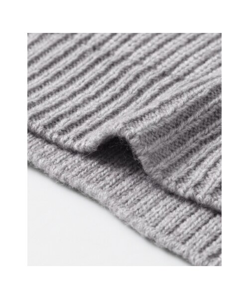 URBAN RESEARCH DOORS(アーバンリサーチドアーズ)の「バッククロス畦編みニット(その他・レディース・CAMEL/IVORY/GRAY・one)」の19枚目の写真