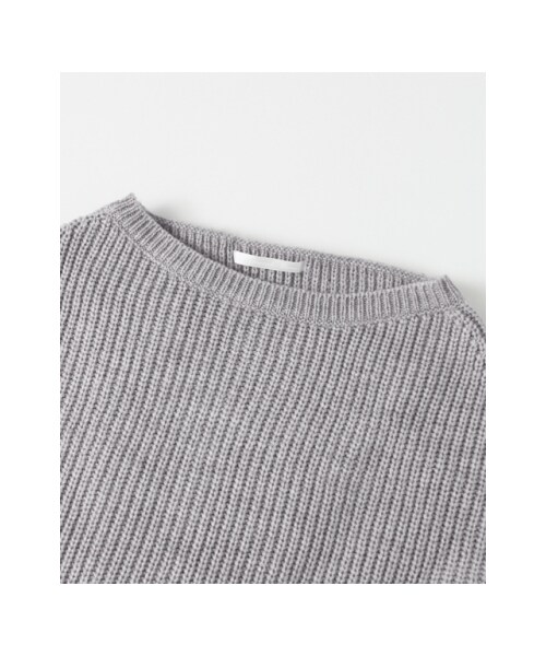 URBAN RESEARCH DOORS(アーバンリサーチドアーズ)の「バッククロス畦編みニット(その他・レディース・CAMEL/IVORY/GRAY・one)」の15枚目の写真