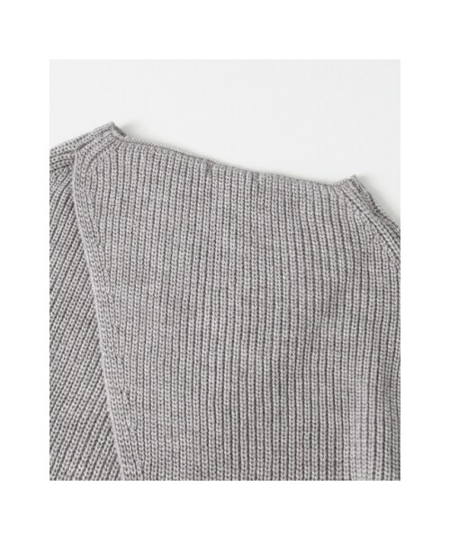 URBAN RESEARCH DOORS(アーバンリサーチドアーズ)の「バッククロス畦編みニット(その他・レディース・CAMEL/IVORY/GRAY・one)」の20枚目の写真