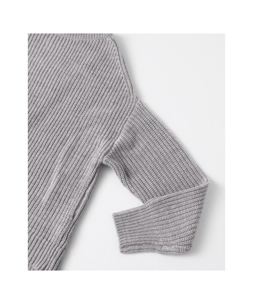 URBAN RESEARCH DOORS(アーバンリサーチドアーズ)の「バッククロス畦編みニット(その他・レディース・CAMEL/IVORY/GRAY・one)」の16枚目の写真
