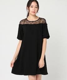 INTERPLANET WINGS | 肩レースバルーン袖ワンピース(ワンピース)