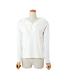 flower | tiny frill inner ～タイニーフリルインナー(Tシャツ/カットソー)