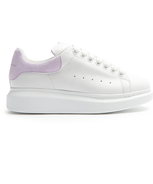 Alexander McQueen(アレキサンダーマックイーン)の「ALEXANDER MCQUEEN Low-top platform leather trainers(その他シューズ・レディース・Pink・35 EU/IT/35.5 EU/IT/36 EU/IT/36.5 EU/IT/37 EU/IT/37.5 EU/IT/38 EU/IT/38.5 EU/IT/39 EU/IT/39.5 EU/IT/40 EU/IT/40.5 EU/IT/41 EU/IT)」の1枚目の写真