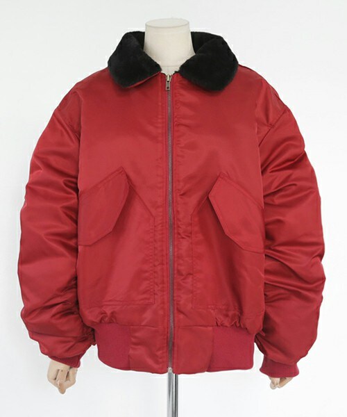 DHOLIC（ディーホリック）の「ファーカラーボアライニングジャケット（その他アウター・レディース・FREE）」の2枚目の写真