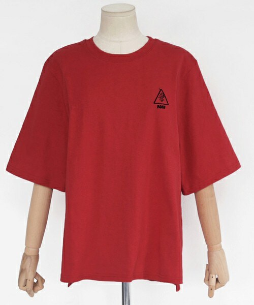 DHOLIC（ディーホリック）の「ROSE刺繍ウォッシュドTシャツ（Tシャツ/カットソー・レディース・FREE）」の3枚目の写真