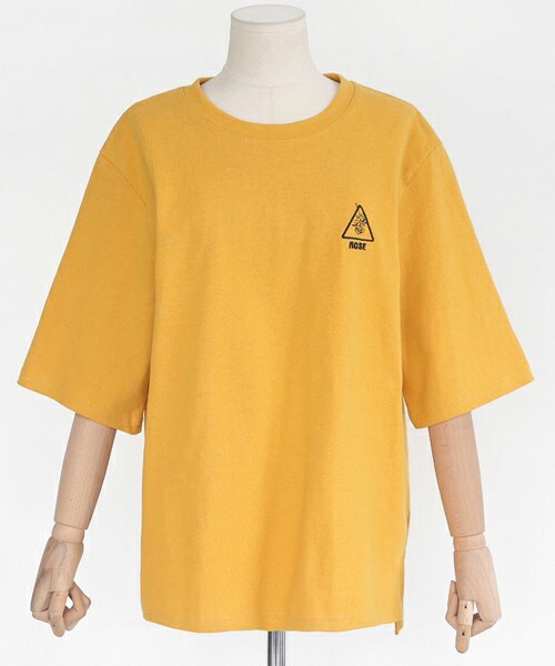 DHOLIC（ディーホリック）の「ROSE刺繍ウォッシュドTシャツ（Tシャツ/カットソー・レディース・FREE）」の4枚目の写真