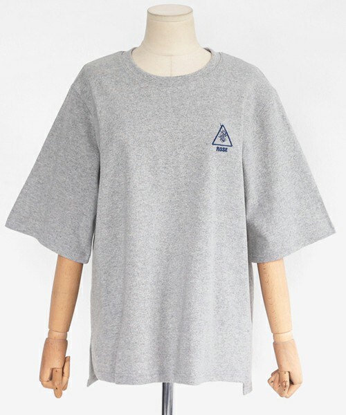 DHOLIC（ディーホリック）の「ROSE刺繍ウォッシュドTシャツ（Tシャツ/カットソー・レディース・FREE）」の5枚目の写真