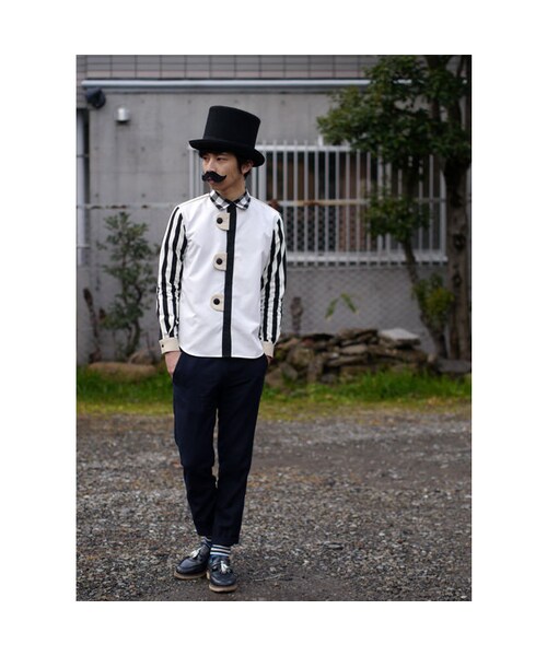 NIRAME.CO（ニラメッコ）の「猫舌しゃつ。（シャツ/ブラウス・メンズ・その他）」の2枚目の写真