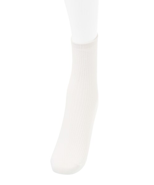 GRL（グレイル）の「リブソックス（ソックス/靴下・レディース・ブラック/ホワイト/ボルドー・F）」の2枚目の写真