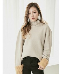 KORMARCH | ハイネックプルオーバー(ニット/セーター)