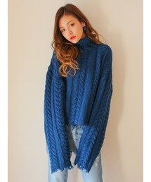 KORMARCH | ヴィンテージタートルネックトップス(ニット/セーター)