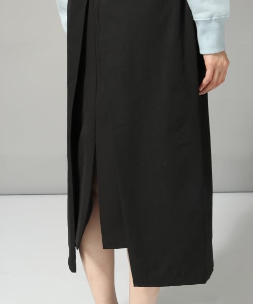 HARE（ハレ）の「Wフロントペンシルスカート（スカート・ブラック/ベージュ）」の8枚目の写真