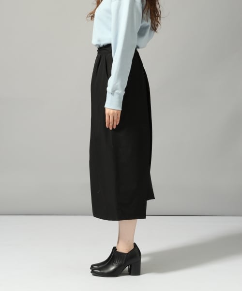 HARE（ハレ）の「Wフロントペンシルスカート（スカート・ブラック/ベージュ）」の5枚目の写真