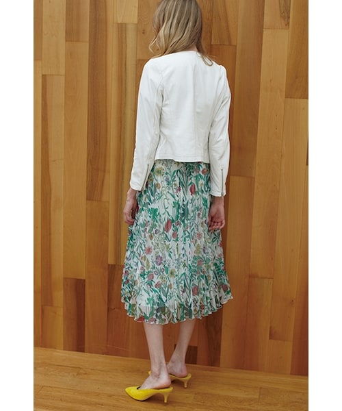 GRACE CLASS（グレースクラス）の「ボタニカルプリーツスカート  