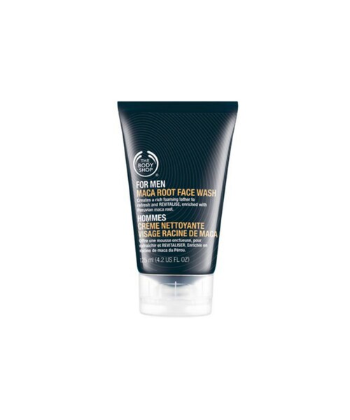 body shop maca root face wash