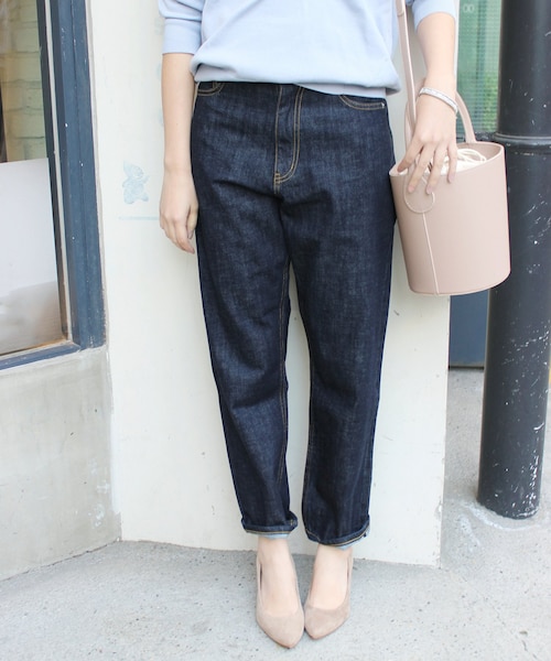 SLOBE IENA スローブイエナ ストレートデニムパンツ ブラック 38 SLOBE IENA LE DENIM ストレートパンツ ブラック 38 - メルカリ