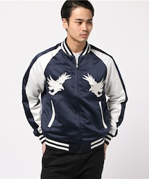 UNION STATION | 【2017SS商品】刺繍【ワシ】リバーシブル仕様スカジャン＆MA-1(ブルゾン)