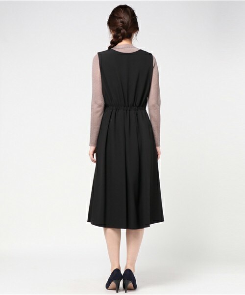 archives（アルシーヴ）の「タックジャンスカ（ワンピース・レディース・ブラック/シルバーグレー/ネイビー・MEDIUM）」の7枚目の写真