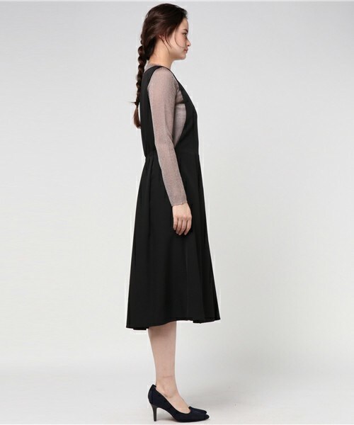 archives（アルシーヴ）の「タックジャンスカ（ワンピース・レディース・ブラック/シルバーグレー/ネイビー・MEDIUM）」の6枚目の写真