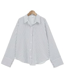 Dailyabout | ベーシックストライプルーズフィットコットンシャツ(P0000WPL)(シャツ/ブラウス)