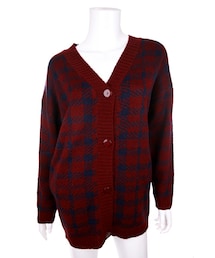 Bobon21 | チェック柄コーディガン(カーディガン/ボレロ)