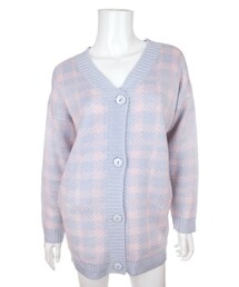 Bobon21 | チェック柄コーディガン(カーディガン/ボレロ)