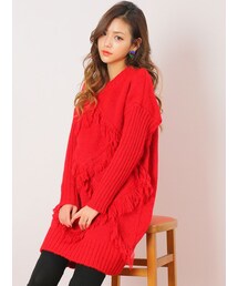 KORMARCH | タッセルニットワンピース(ワンピース)