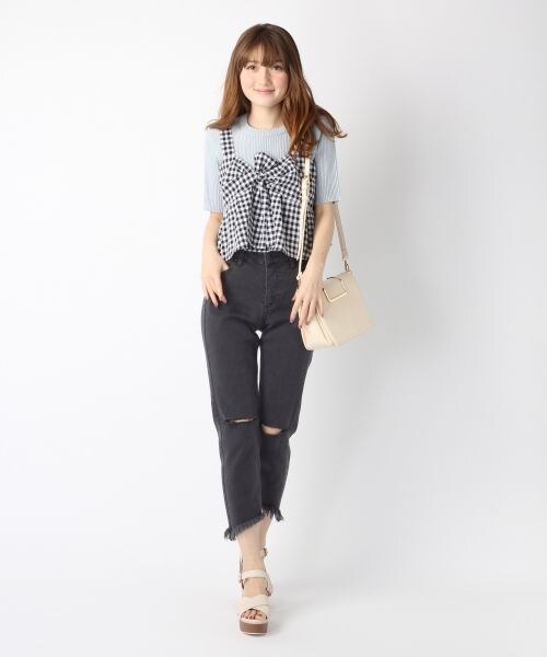 Heather(ヘザー)の「17SS/アソートスキニー(パンツ・グレー系/ケミカル/ブルー)」の4枚目の写真