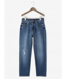 PLST | コットンストレッチハイライズボーイフレンドデニムパンツ(パンツ)