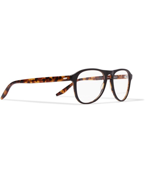 BARTON PERREIRA（バートン ペレイラ）の「Barton Perreira Brolin D-Frame Acetate Optical Glasses（メガネ・メンズ・Brown・One size）」の4枚目の写真